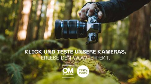 Gegen Hinterlegung einer Kaution kann man bei OM System eine Profi-Kameraausrüstung über mehrere Tage lang testen.