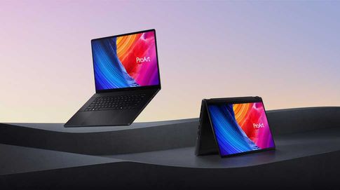 Die neuen Asus-Laptops ProArt P16 (links) und ProArt PX13.