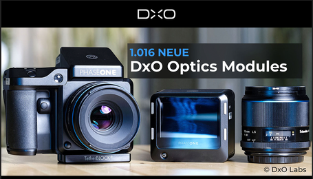 Neue DxO-Module unter anderem für Mittelformatkameras von Fujifilm und Phase One