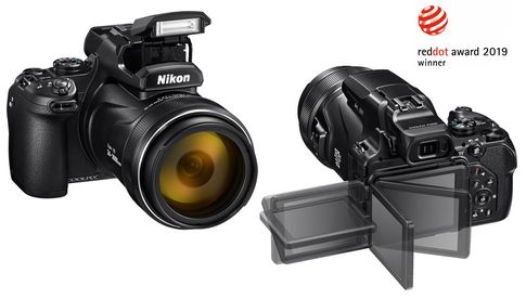 Der zweite Red Dot Award ging an die mit einem Ultrazoomobjektiv ausgestattete Nikon Coolpix P1000.