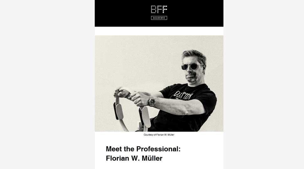 MEET THE PROFESSIONAL mit dem BFF