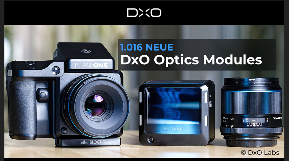 Neue DxO-Module unter anderem für Mittelformatkameras von Fujifilm und Phase One